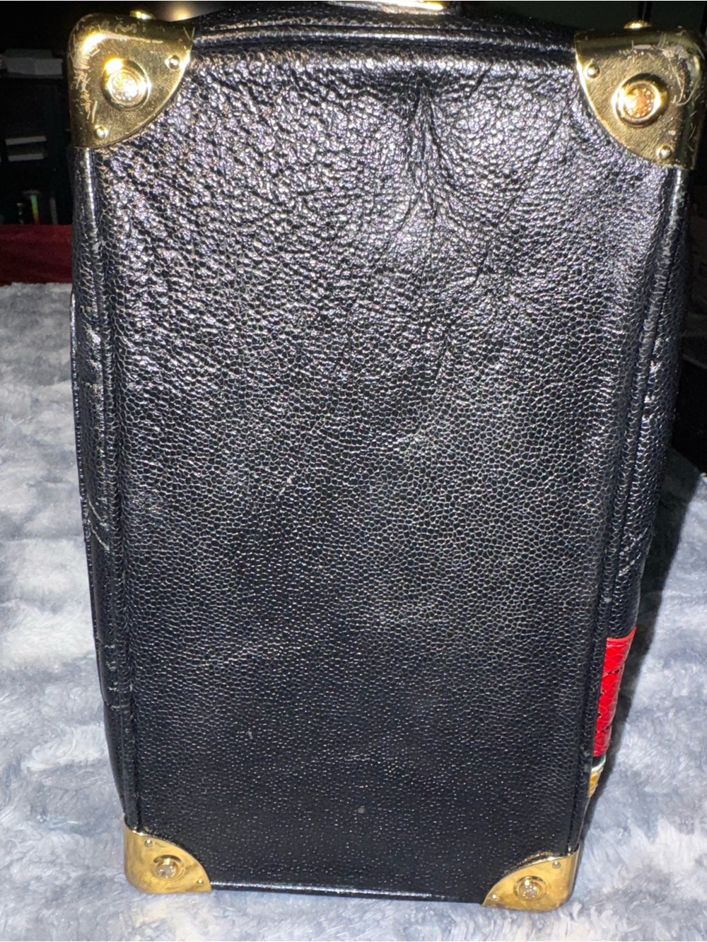 METROCITY Quilted Speedy Boston Bag- Preloved- has lock on side!-dust bag - Picture 4 of 14